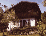 Face sud du chalet